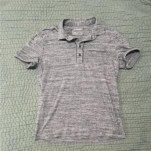 Express Stretch Moisture Wicking Polo - Grey